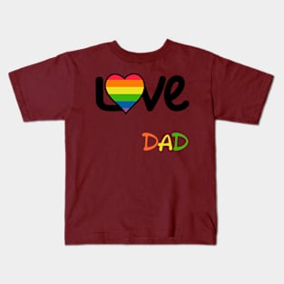 Love dad Kids T-Shirt